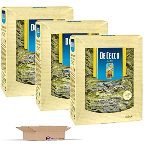 No 107 Spinach Tagliatelle Pasta Value Pack   | 8.8 Ounces | Pack of 3