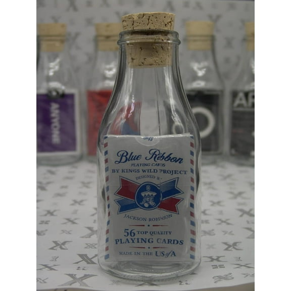 No.13 Table Players Blue Ribbon V2 Impossible Bottle Playing Cards - King's Wild