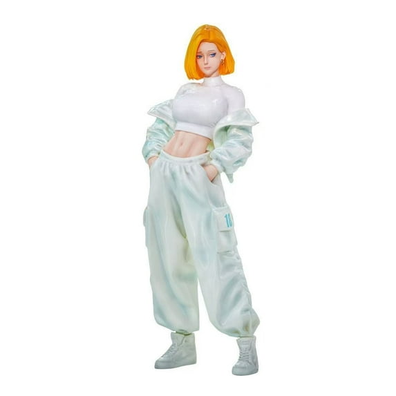 No. 18 JT Android White Clothes Trendy Outfit Standing Beautiful