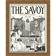 thumbnail image 1 of No. 2 28x34 Large Gold Ornate Wood Framed Canvas Art by Aubrey Beardsley, 1 of 2