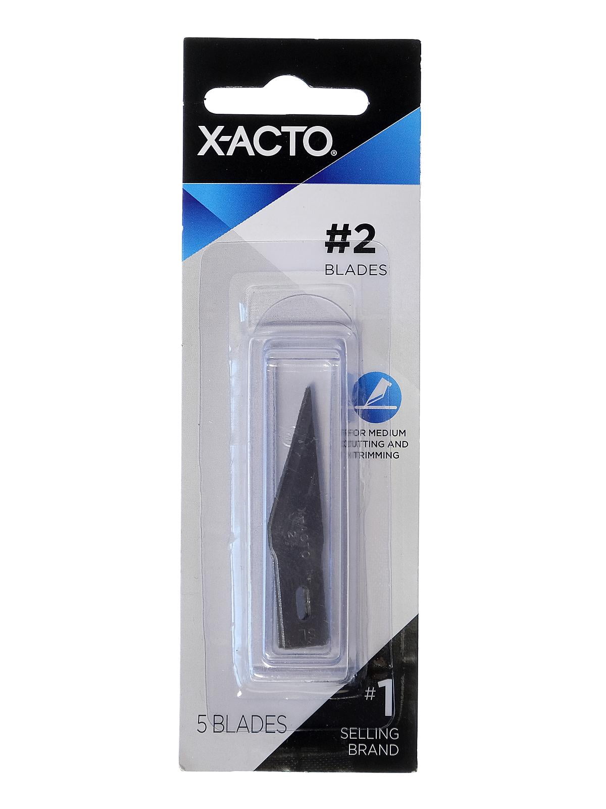 No. 2 Large, Fine Point Blades carded pack of 5 (pack of 12)
