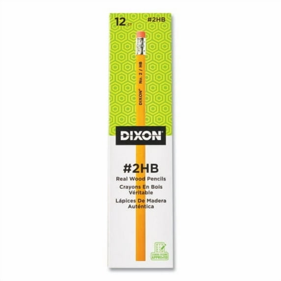 No. 2 Pencil, Hb (#2), Black Lead, Yellow Barrel, 12/pack | Bundle of 2 Packs