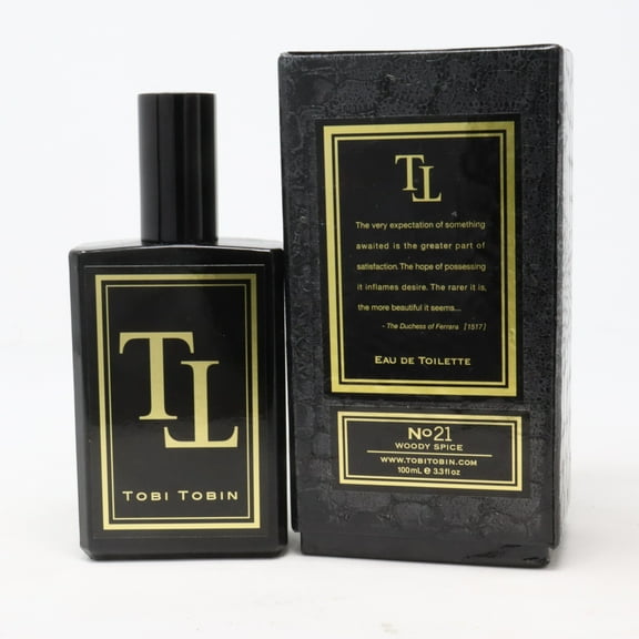 No 21 Woody Spice by Tobi Tobin Eau De Toilette 3.4oz/100ml Spray New With Box