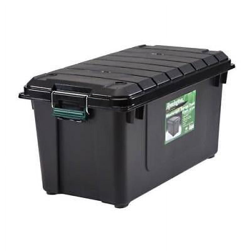 Remington Heavy Duty Weathertight Storage Tote, Locking Outdoor Tough