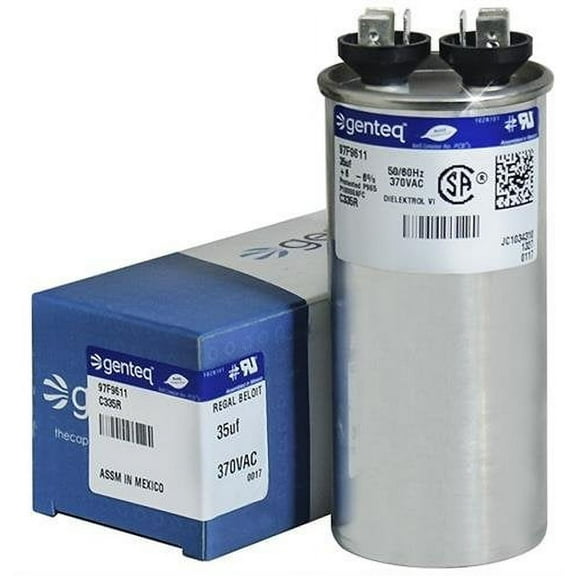 No. 38P7719 Genteq Pb350E000P370Da Capacitor Pp Film 35Uf 370V 6% Qc