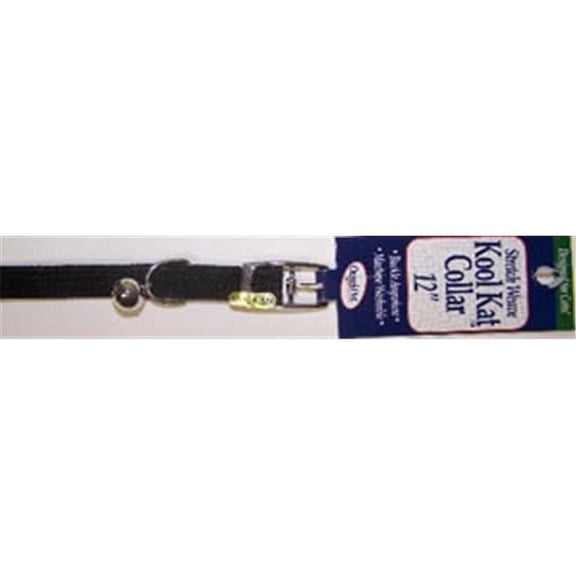 No.38SNB Kool Kat Nylon Collar - Black - .37 inx12in