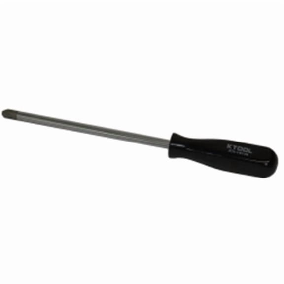 No.4 Phillips Screw Driver with Handle, Black - 8 in.