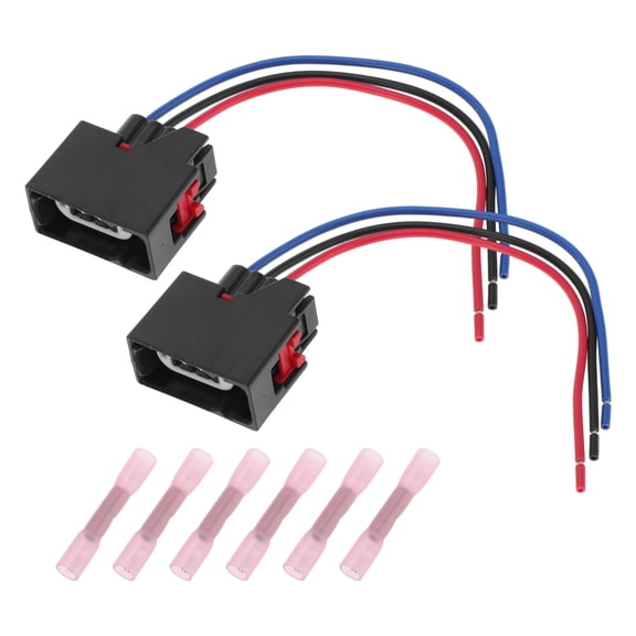 No.55277414AA Turn Signal Socket Pigtail Connector Wire Harness for Dodge for Ram 1500 2009-2010 Turn Signal Lights Connector 2 Pcs Replaces No.68226719AA