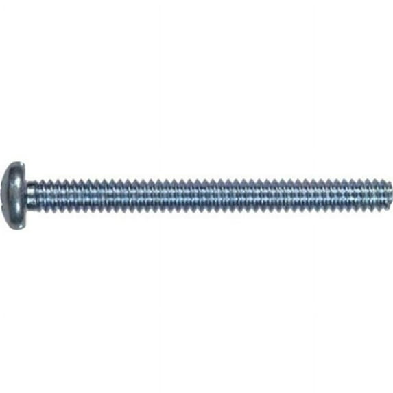 No.6-32 x 0.5 in. Zinc Plated Pan Head Phillips Machine Screw - Pack of 100