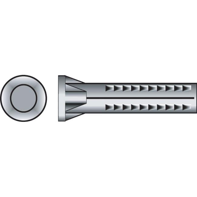 No.6-8 x 1 in. Lead Anchor with Wood Screw - Card of 3- pack of 10