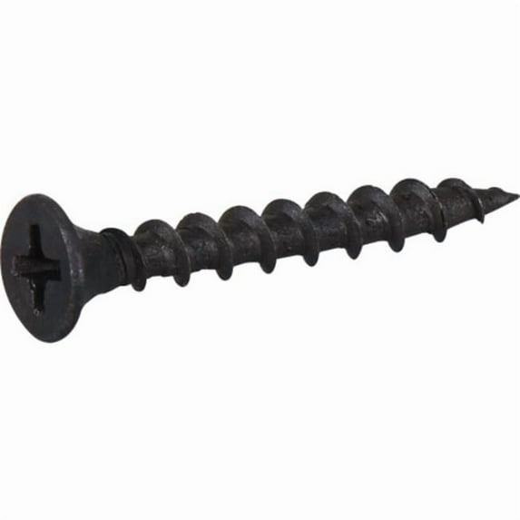 No.6 x 1.25 in. Fas-N-Tite Coarse Thread Drywall Screws - 1 lbs Box - Black