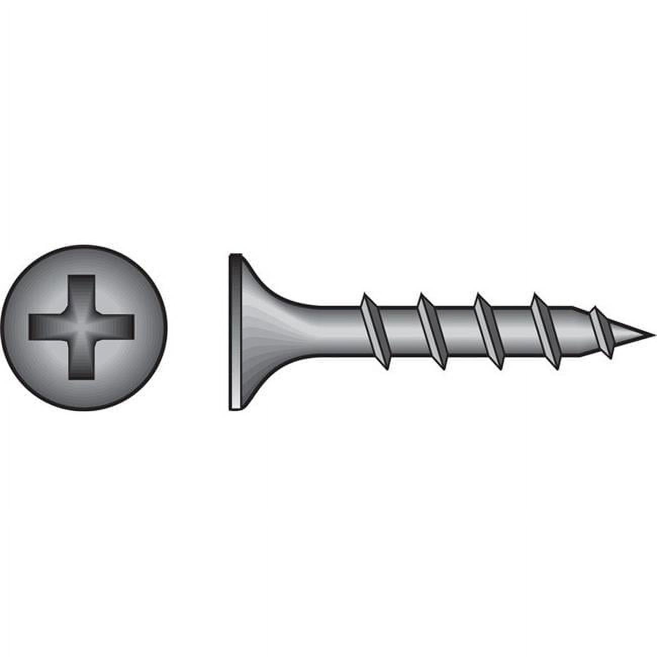 No. 6 x 1.25 in. Phillips Drywall Screws, Pack of 100