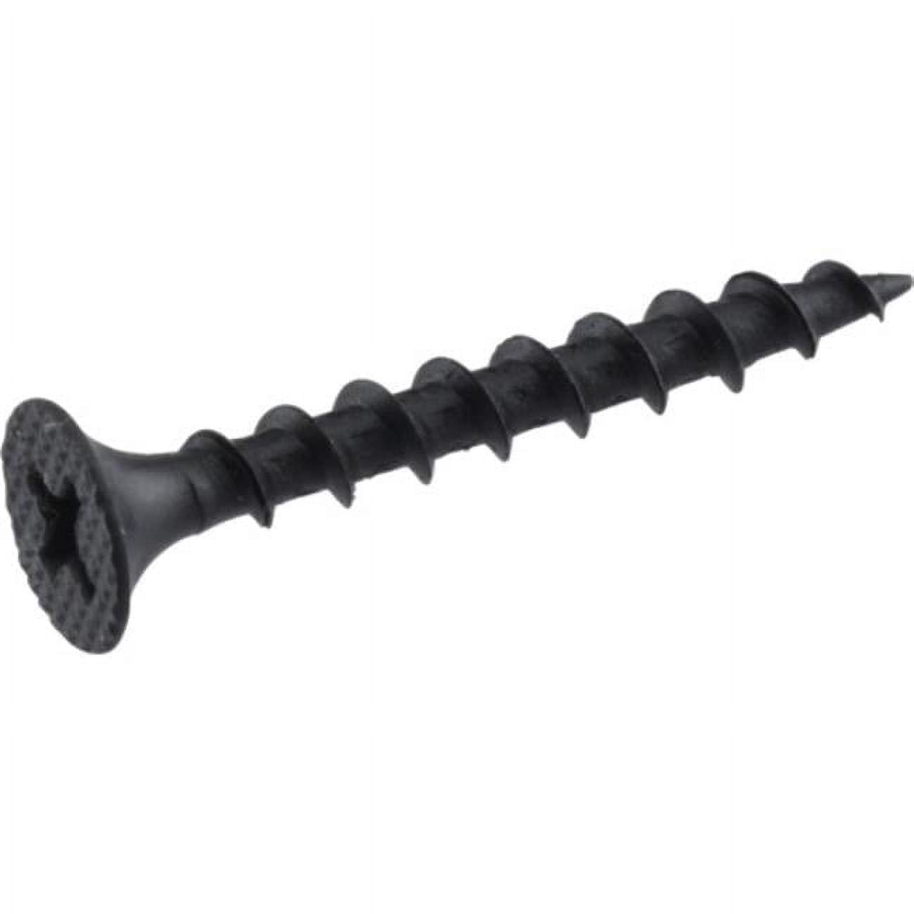 No.6 x 1.625 in. Fas-N-Tite Coarse Thread Drywall Screws - 1 lbs Box - Black