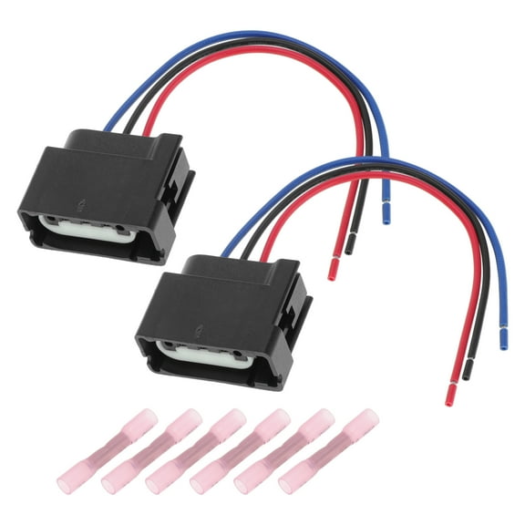 No.645-133 Turn Signal Socket Pigtail Connector Wire Harness for Ford F-150 2004-2014 Turn Signal Lights Connector 2 Pcs Replaces No.6U2Z-14S411-AB/88988139