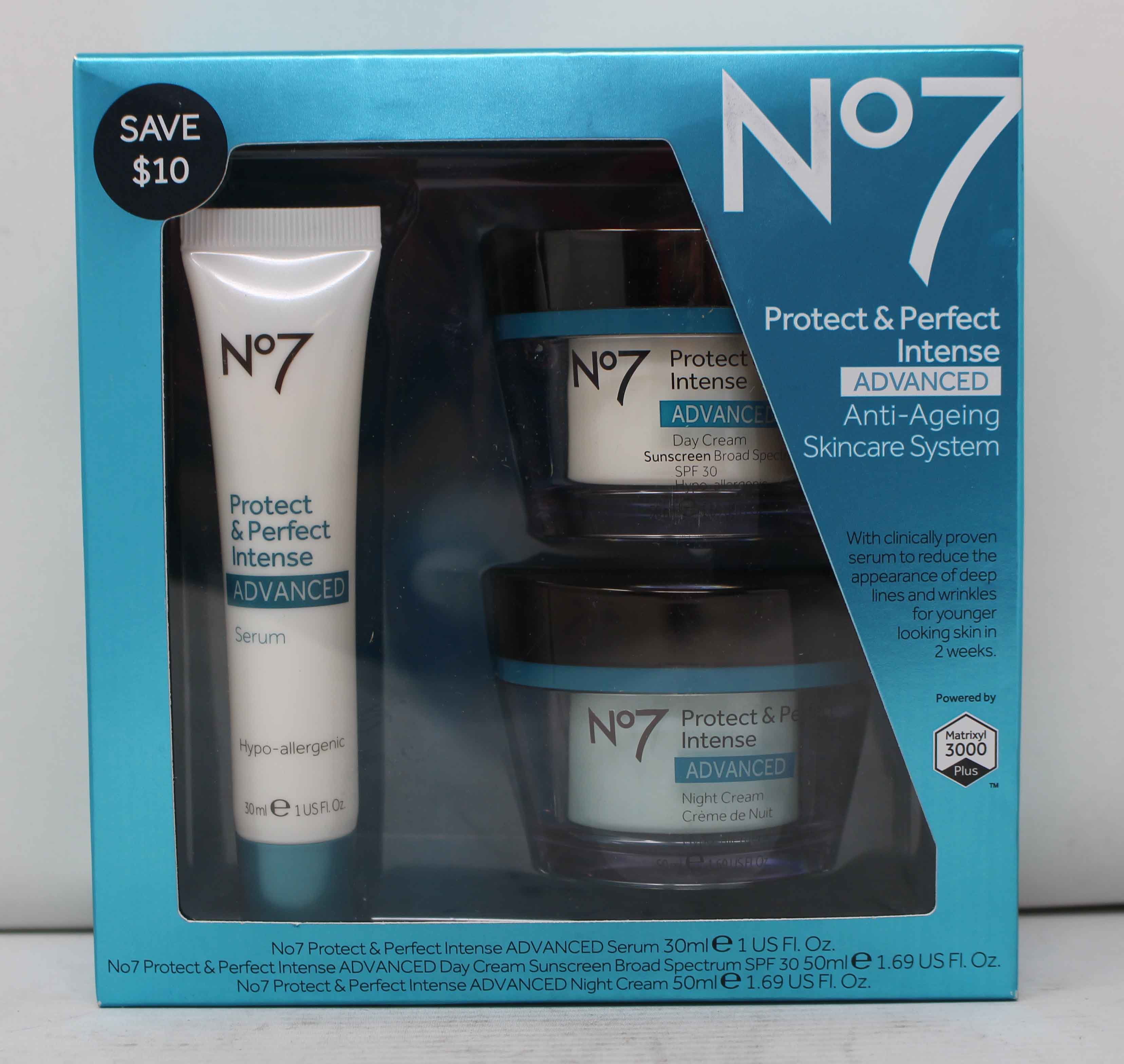 No. 7 Protect & Perfect Intense Advanced Anti-Aging Skincare System 