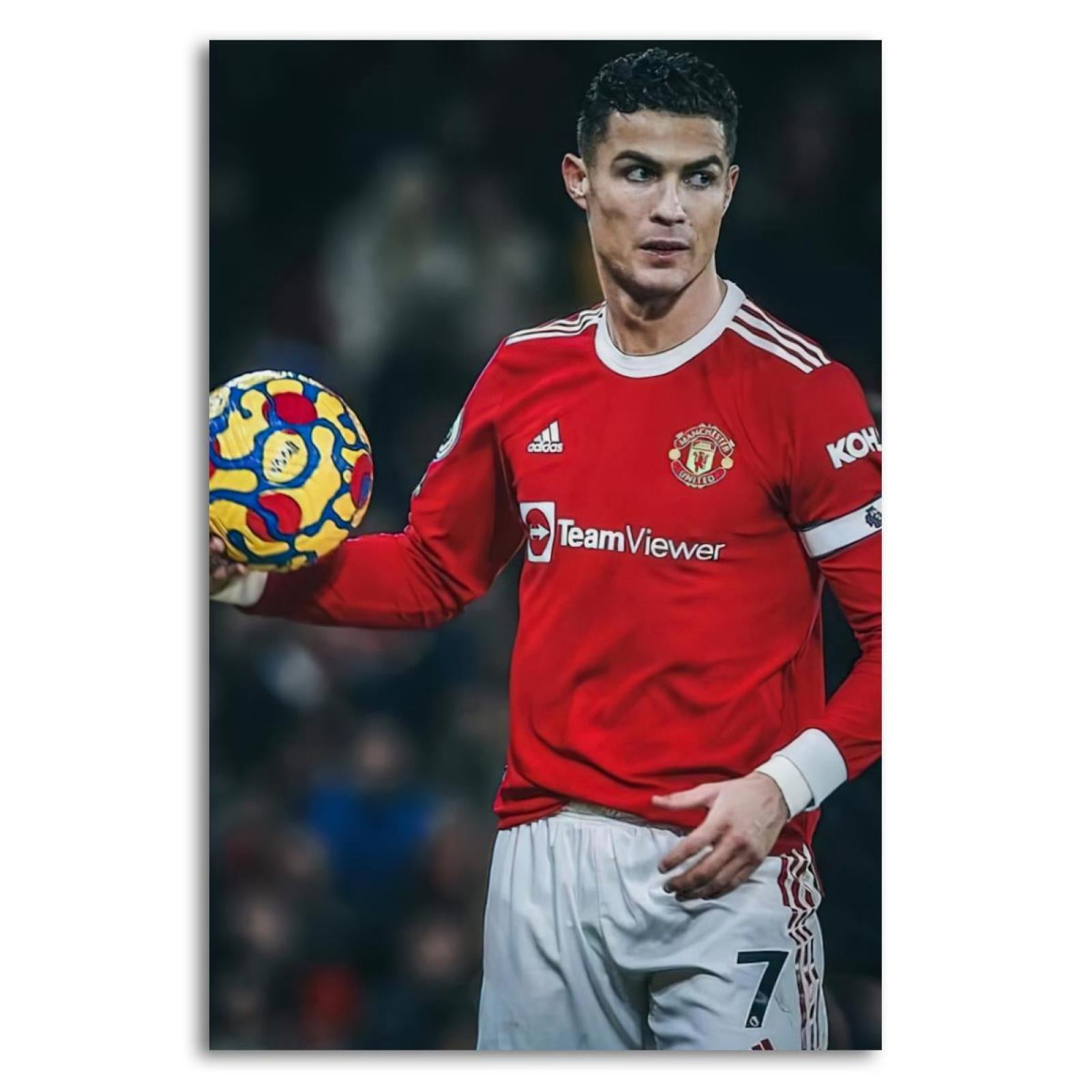No.7 Soccer Star Cristiano Ronaldo Home Decor Posters Picture Wall Art ...