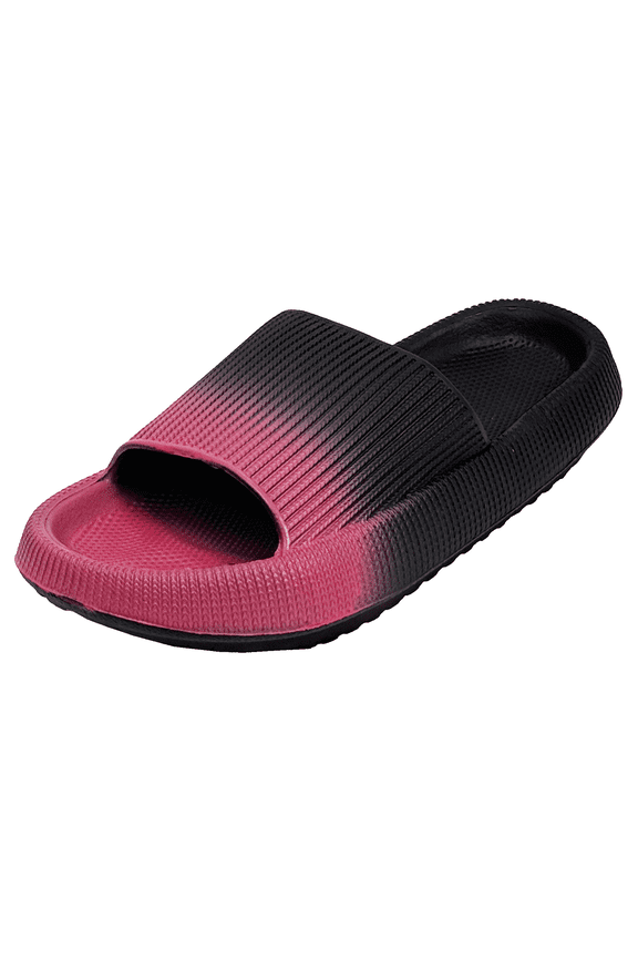 No.79 Pillow Slippers for Women Non Slip Quick Drying Shower Slides Bathroom Sandals | Ultra Cushion | Thick Sole