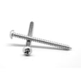 thumbnail image 1 of No.8-15 x 1.25 Phillips Round Head Type A Sheet Metal Screw, Low Carbon Steel - Zinc Plated - 4000 Piece, 1 of 1
