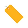 thumbnail image 1 of No. 8 Orange Fluorescent Wired Tag Pack - 6.25 x 3.12 in. - Pack of 1000, 1 of 1