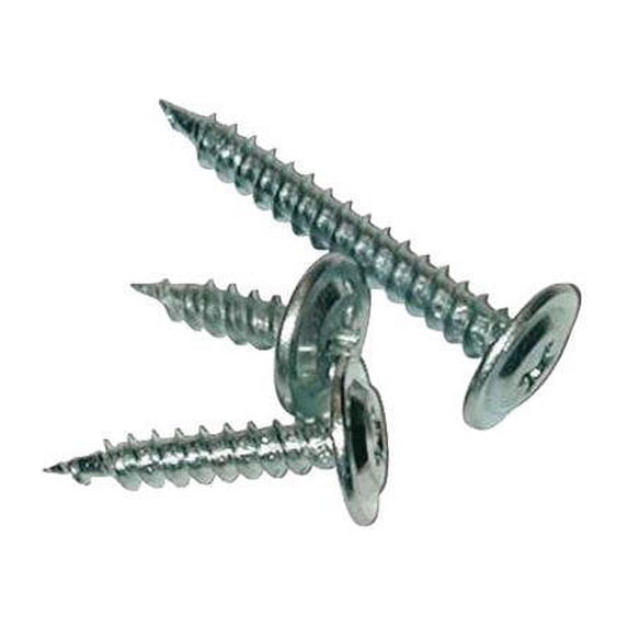 No. 8 x 0.81 in. Phillips Round Washer Head Unichrome Steel Sheet Metal Screws, 3.2 oz - Pack of 12