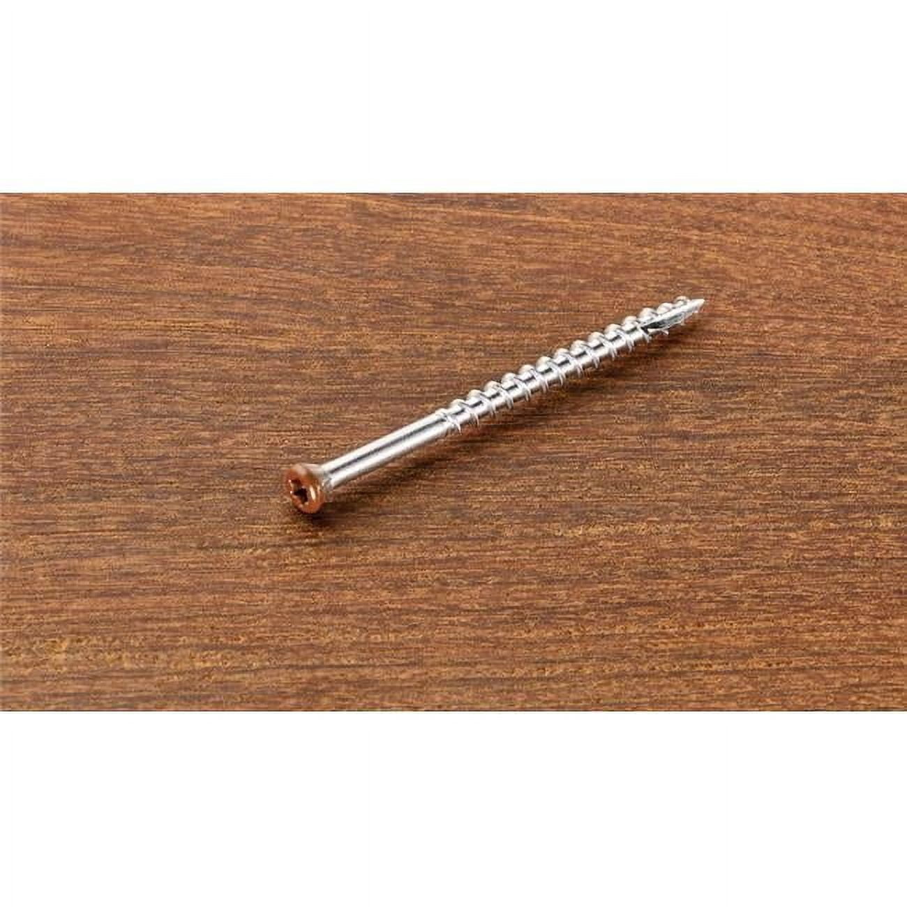 No.8 x 2.5 in. Star Trim Head Stainless Steel Deck Screws, Pack of 350
