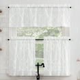 thumbnail image 1 of No. 918 Allerton Embroidered Light Filtering Rod Pocket Kitchen Curtains, 52"x24", 1 of 8