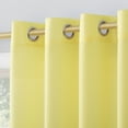 thumbnail image 1 of No. 918 Daylin Woven Semi-Sheer Grommet Curtain Panel, 54"X108", Yellow, 1 of 6