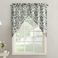 thumbnail image 1 of No. 918 Elara 2-pack Tonal Botanical Semi-Sheer Rod Pocket Kitchen Curtains, 27"W x 38"L, 1 of 6
