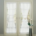 thumbnail image 1 of No. 918 Emily Voile Sheer Rod Pocket Door Curtain Panel, 59"x40", White, 1 of 5