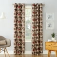 thumbnail image 1 of No. 918 Geometric Grommet Semi-Sheer Curtain Panel, 48" x 84", 1 of 7