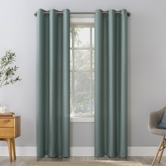 No. 918 Herschel Slub Texture Semi-Sheer Grommet Curtain Panel