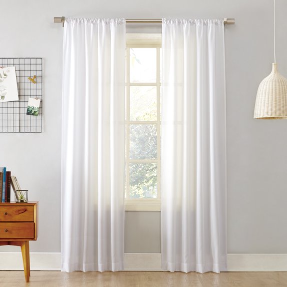 No. 918 Khloe Semi-Sheer Rod Pocket Curtain Panel, Teen
