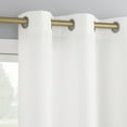 thumbnail image 1 of No. 918 Landon Textured Semi-Sheer Grommet Curtain Panel, 40"W X 63"L, White, 1 of 7