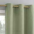 thumbnail image 1 of No. 918 Landon Textured Semi-Sheer Grommet Curtain Panel, 40"W X 84"L, Sage Green, 1 of 7