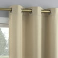 thumbnail image 1 of No. 918 Landon Textured Semi-Sheer Grommet Curtain Panel, 40"W X 84"L, Taupe, 1 of 7