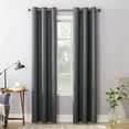 thumbnail image 1 of No. 918 Nathan Casual Textured Semi-Sheer Grommet Curtain Panel, 1 of 7
