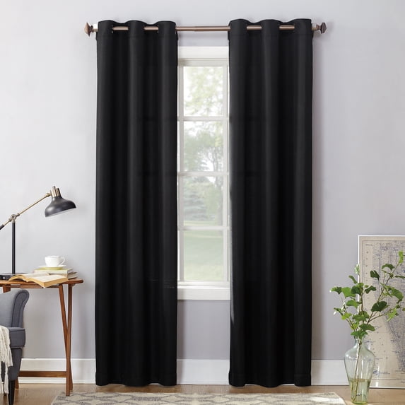 No. 918 Nathan Casual Textured Semi-Sheer Grommet Curtain Panel