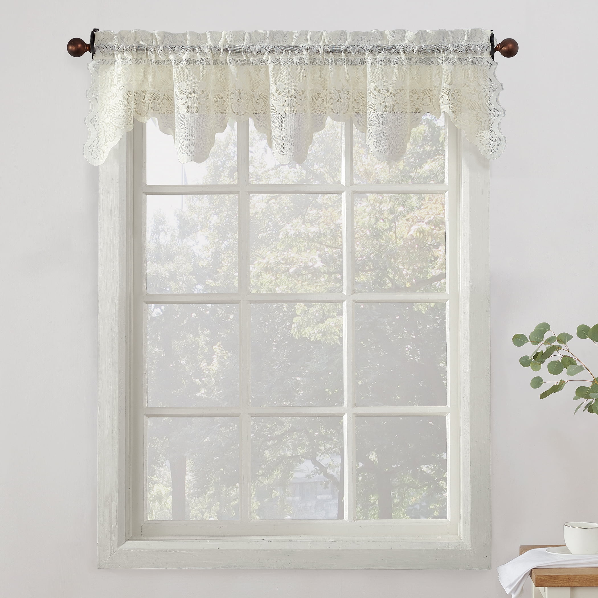 No. 918 Rod Pocket Single Sheer Valance, 58.0