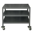 thumbnail image 1 of No. 95 Mobile Medium Duty Machine Tables with 3 Shelves, Gray - 24 x 36 x 30 in., 1 of 1