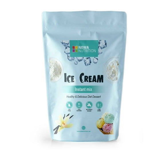 No Added Sugar Vanilla Ice Cream Mix Keto Diet Friendly, Low Carb and Natural