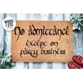 thumbnail image 1 of No Admittance Except On Party Business | Geek Chic Doormat | Nerdy Housewarming Gift | Doormat Closing Gift | Welcome Doormat | Home Decor, 1 of 2