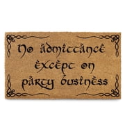 MAINEVENT No Admittance Doormat 30x17 Inch, Funny Outdoor Welcome Mat for Outside