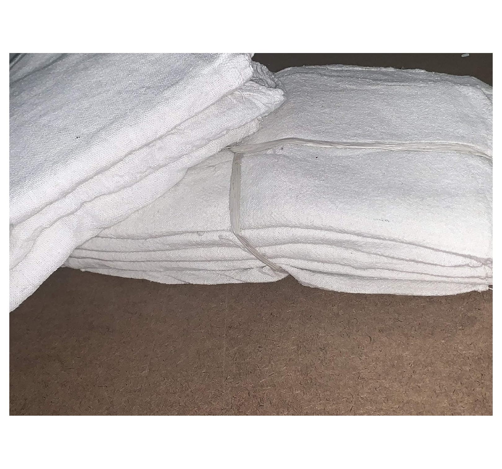 500 White Shop Towels/Mechanics Rags/Shop Rag/Oil Change Rag Grade B ...