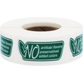 thumbnail image 1 of No Artificial Flavors, Preservatives, or Added Colors Stickers - Food Labels | 0.75 x 1.5″ Rectangle - 500 Pack, 1 of 1