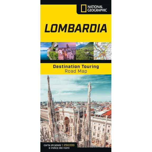Lombardia. Road Map. Destination Touring 1:250.000 (Paperback)