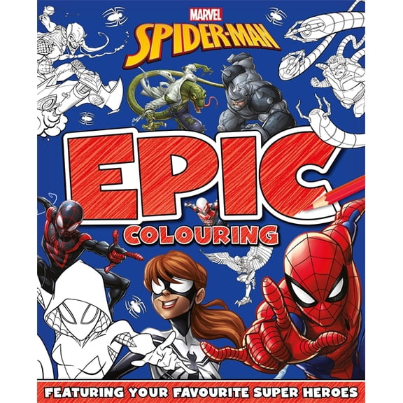 Marvel Entertainment Marvel Spider-Man: Epic Colouring (Paperback)