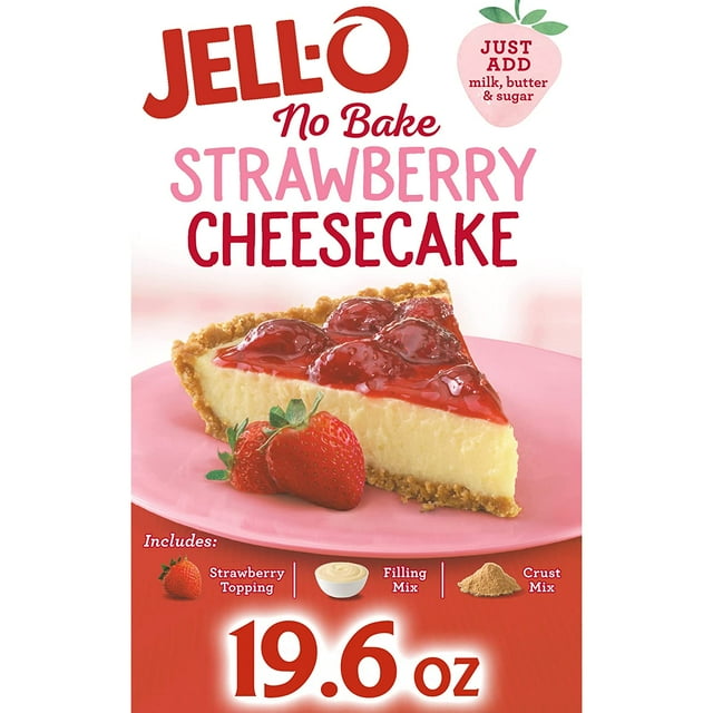 No Bake Strawberry Cheesecake Dessert Kit with Strawberry Topping