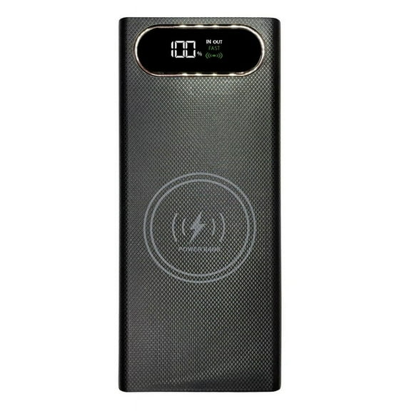 No Battery 10/12 18650 Batteries Power Bank Case Charging 22.5W QC3.0 PD3.0 TYPE C Wireless 15W Charge Storage Box B