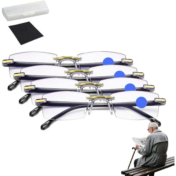 No Blue Vision Glasses, Blue Light Blocking Glasses, for Reading, Computer or TV