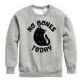 thumbnail image 1 of No Bones Today Melty Cat  - Toddler And Youth Crewneck Fleece Sweatshirt, 1 of 6